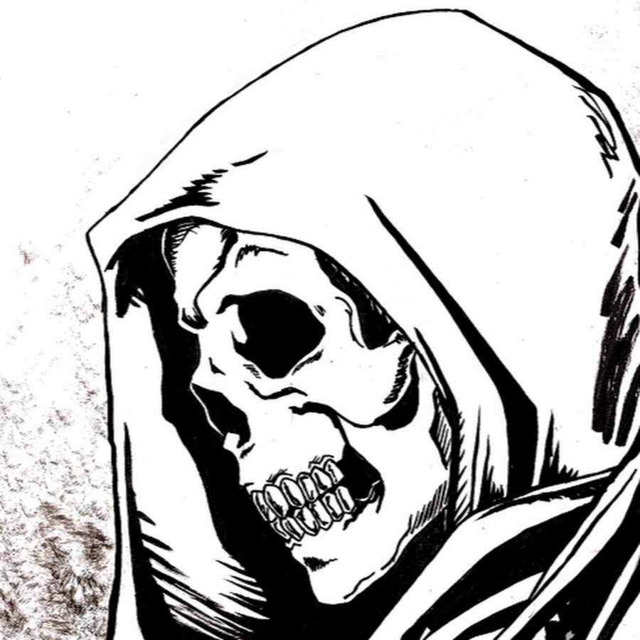 Смерть в капюшоне эскиз