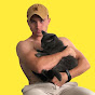 GARRETT with Ivan the cat
