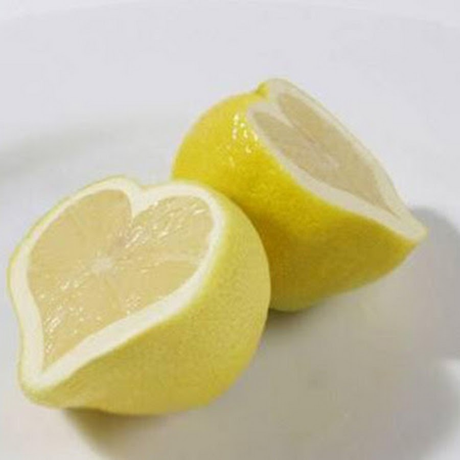 Сердечко из лимона
