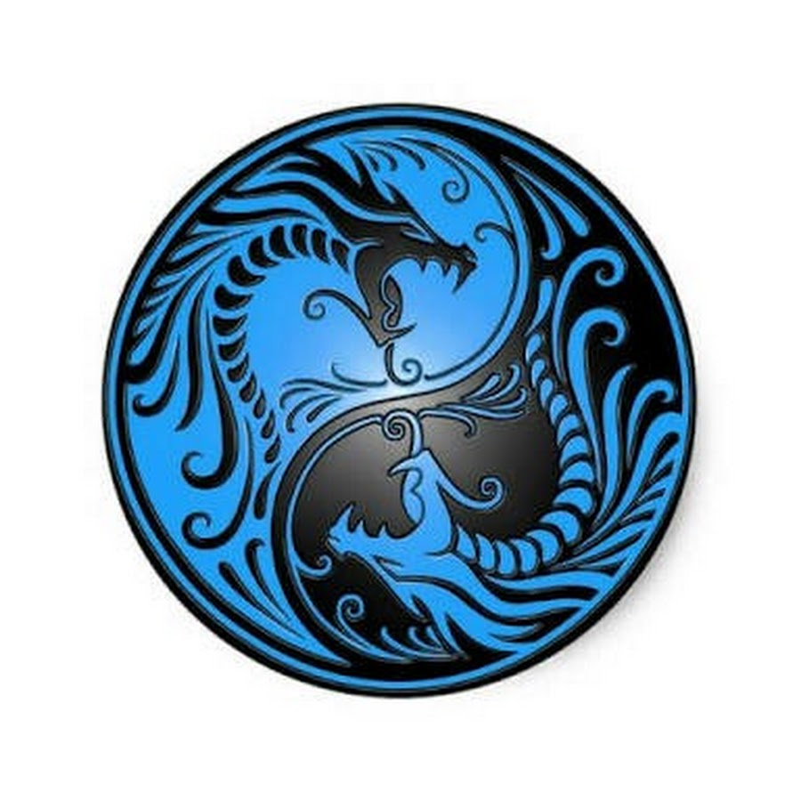 Дракон и знак Инь Янь