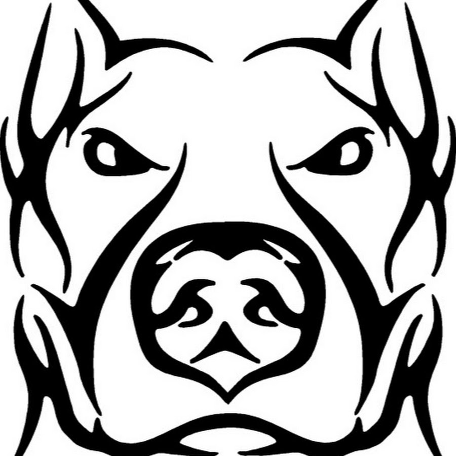 Эскизы тату на руке питбуль