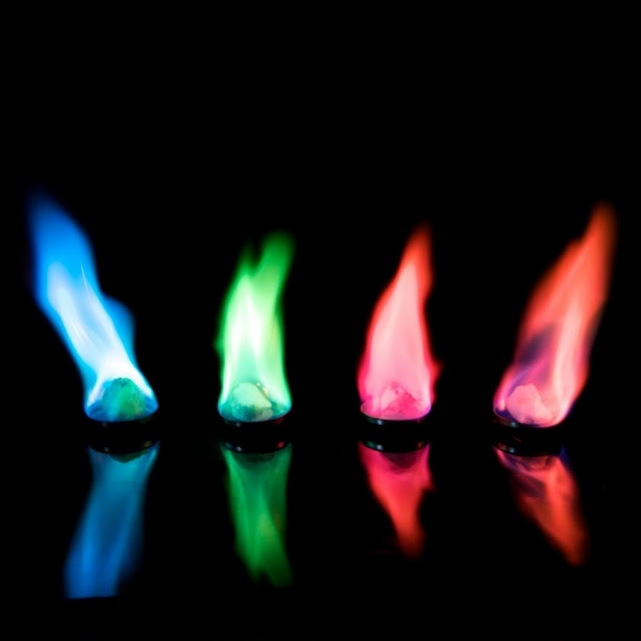 Быстрое горение. Разноцветный огонь. Цветное пламя. Огонь разного цвета. Пламя разных цветов.