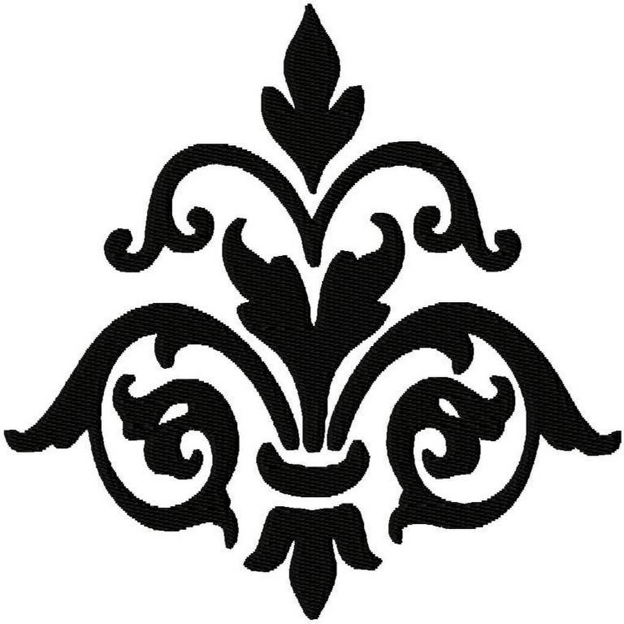 Вензеля трафареты для стен