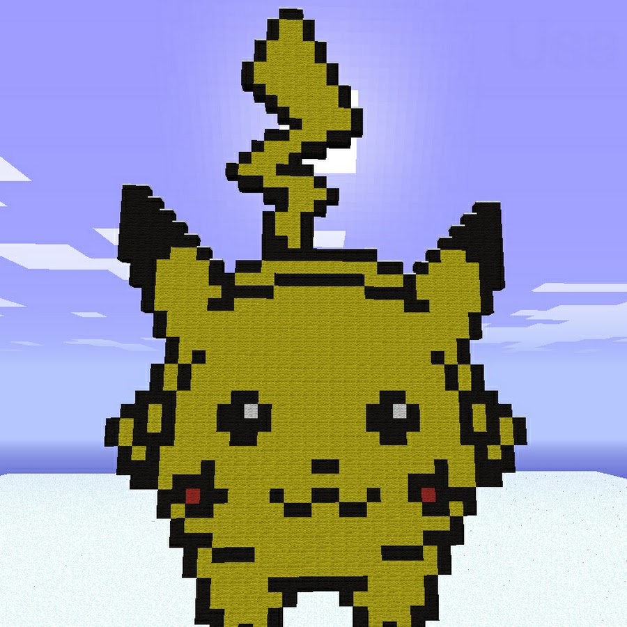 Пикачу майнкрафт. Пикачу пиксель арт. Покемон в майнкрафте постройка. Майнкрафт пикачу. Постройка пикачачу в майнкрафте.