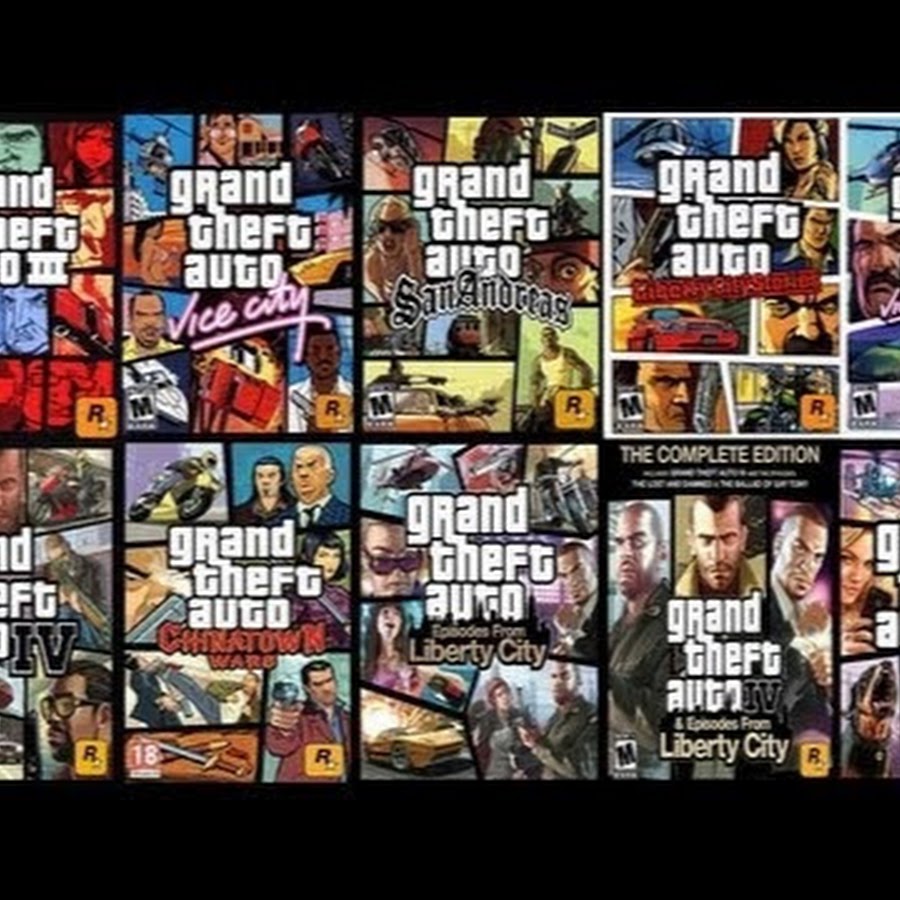 Все части гта по порядку список с картинками