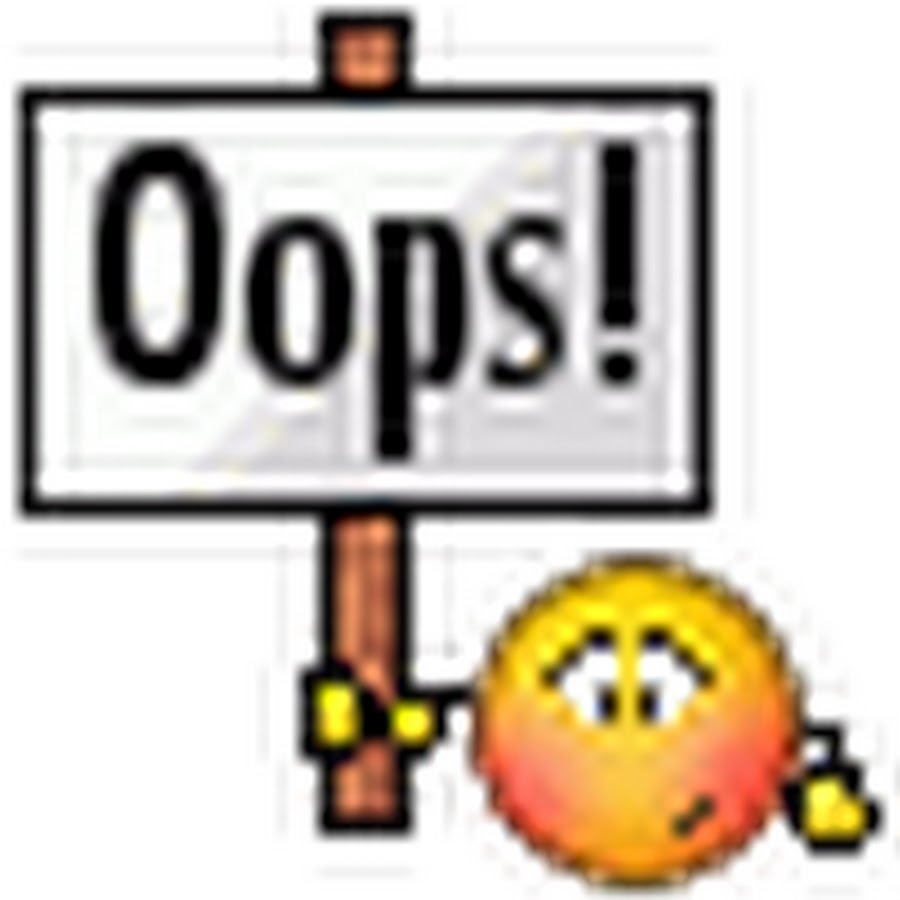 Смайлик упс картинки