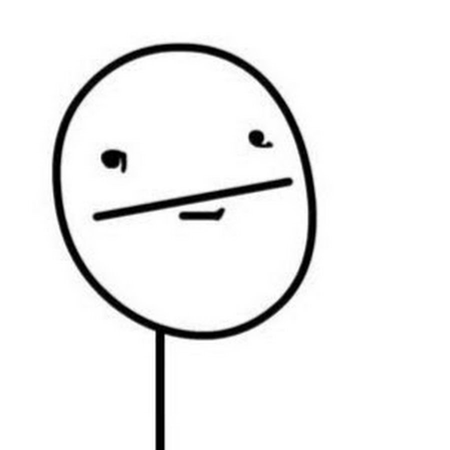 Funny Poker Face Cartoon Meme Vinyl Car Sticker Waterproof Removable Car Body De