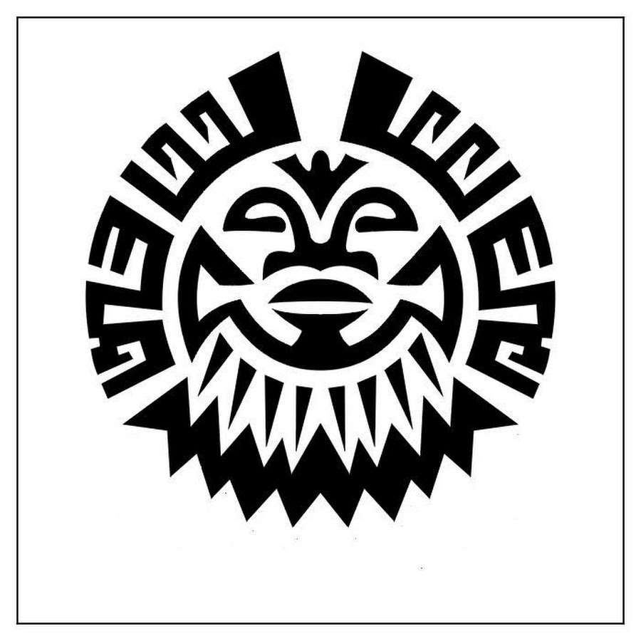 Полинезия тату солнце эскизы