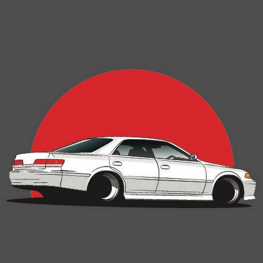 Векторные японские авто