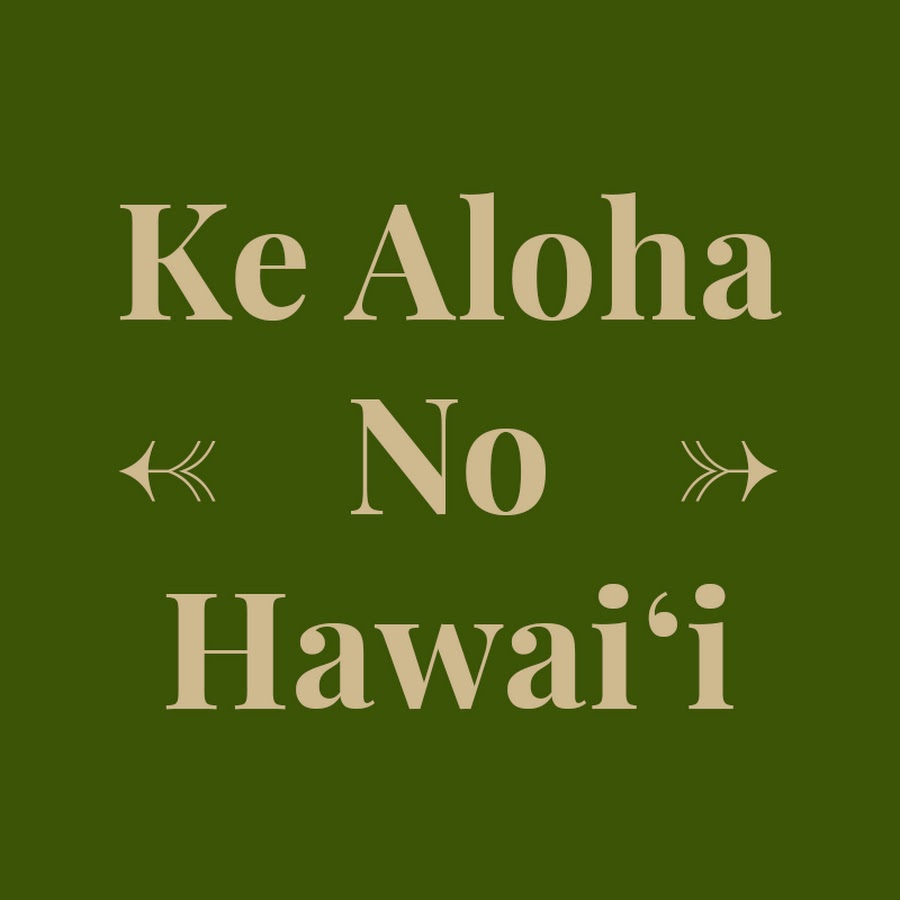 Ke Aloha No Hawaiʻi Youtube