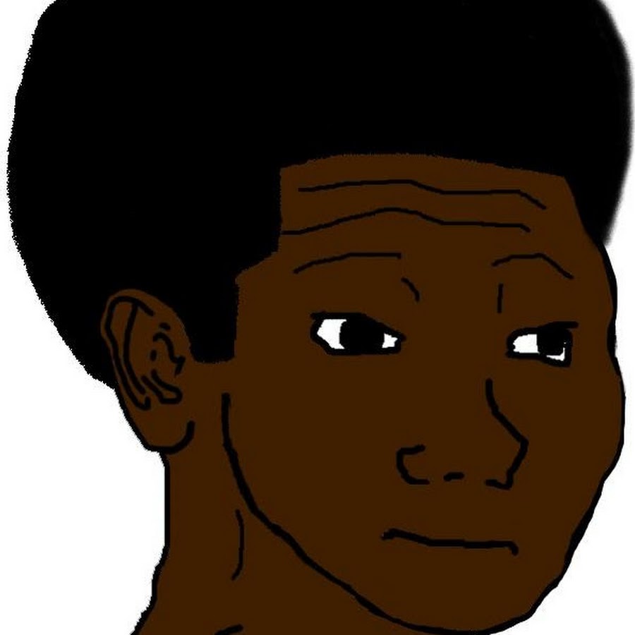 Негр мем рисунок