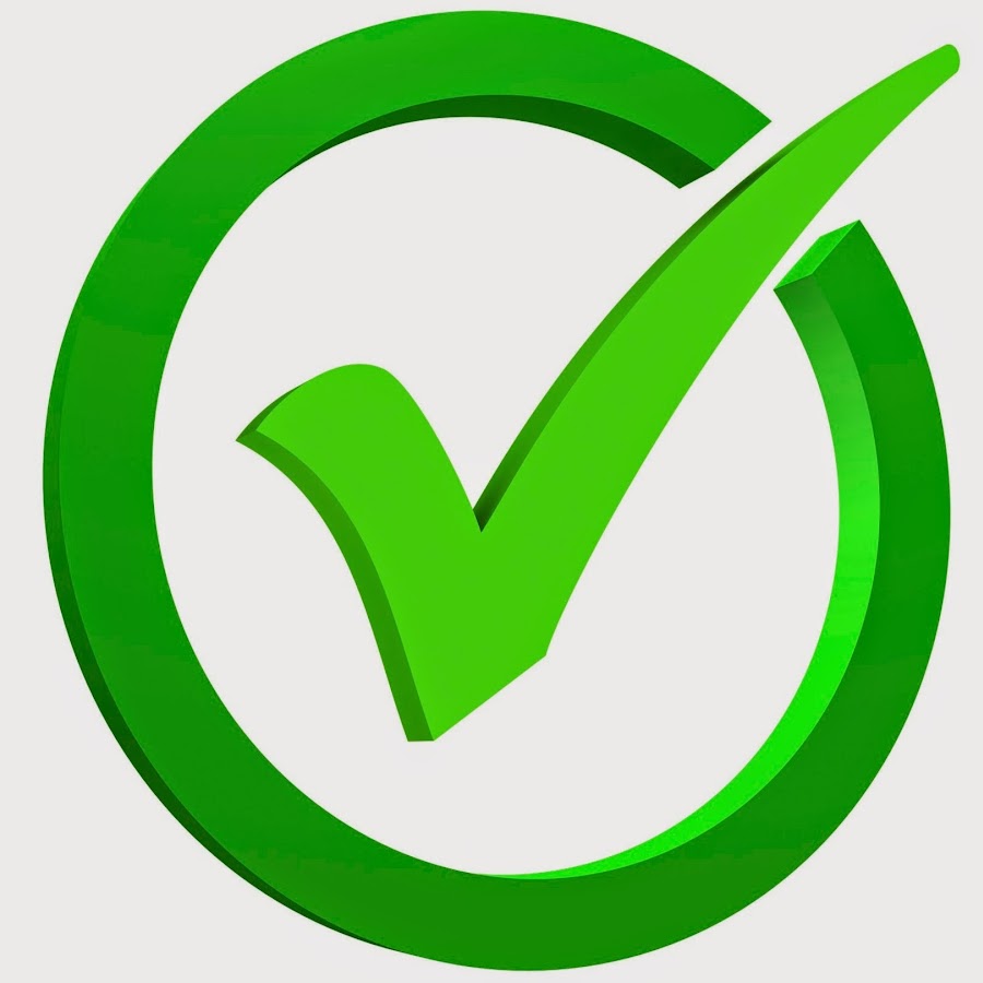 Галочка в кружочке для презентации