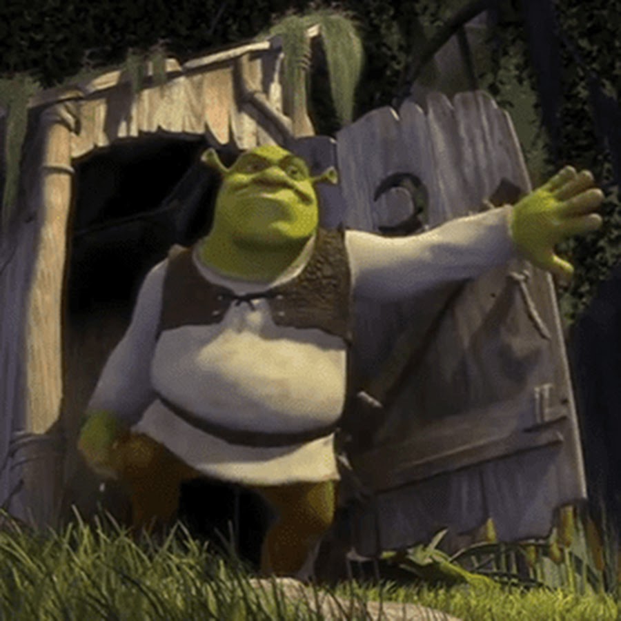 Шрек выходит из туалета картинки