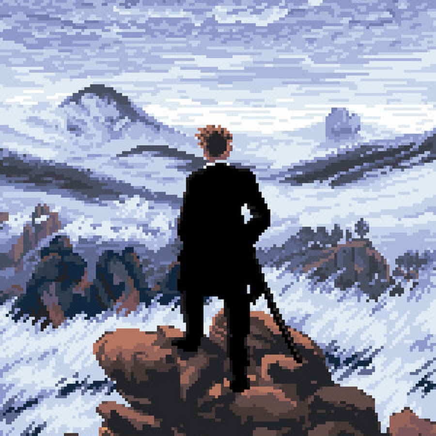 Одинокий странник картина