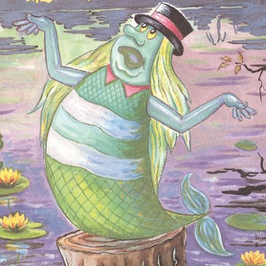 Страшный водяной рисунок