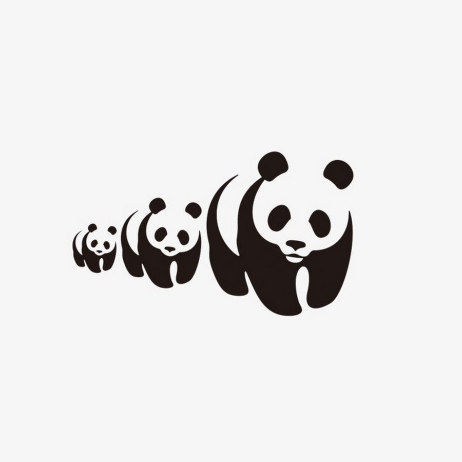 Лапа панды рисунок