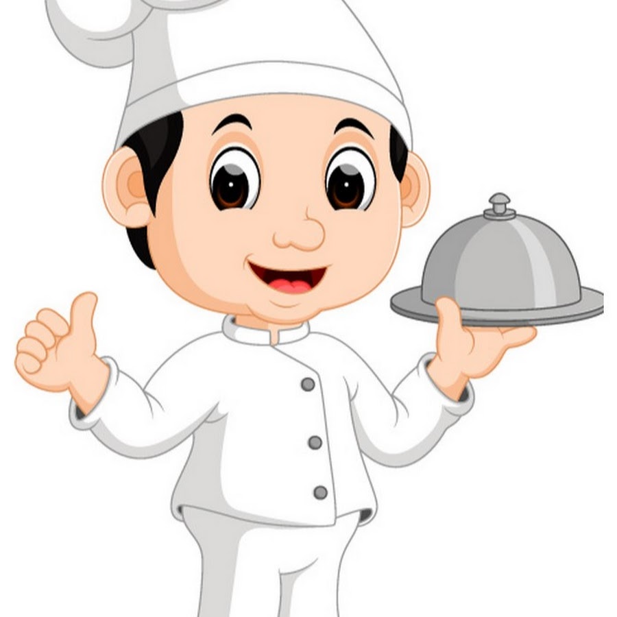 Рисунок повара в колпаке для детей