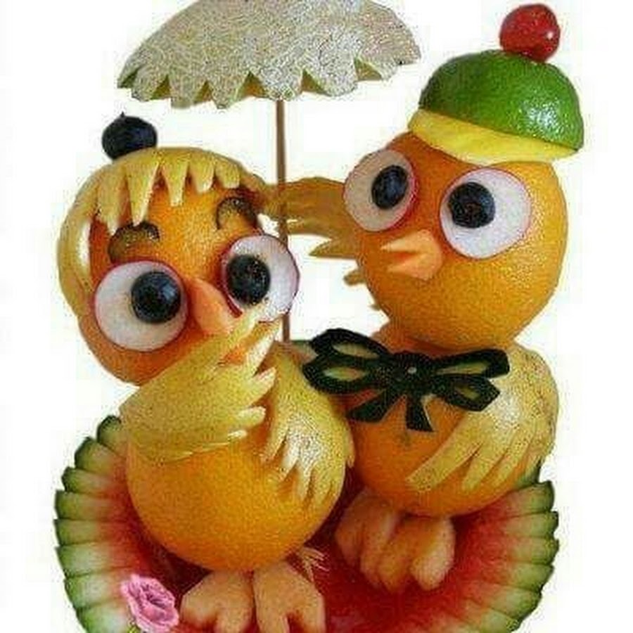 Фигурки из овощей