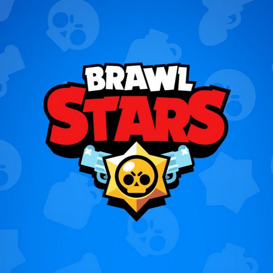 Brawl Stars логотип с пистолетами