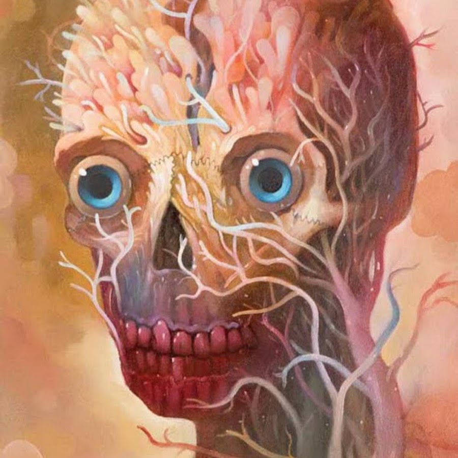 абстракция в живописи. художник thomas saliot. картины сумасшедших художников. безумные картины. сумасшедший художник.