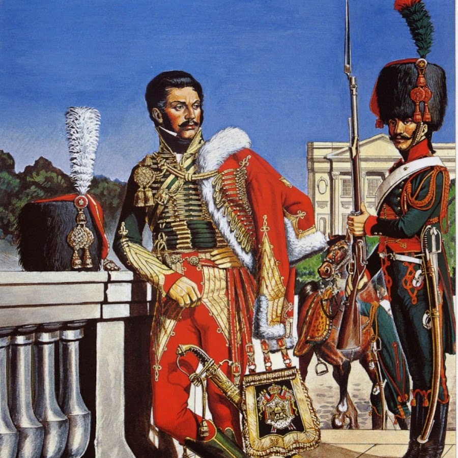 Французские гусары 1812 униформа