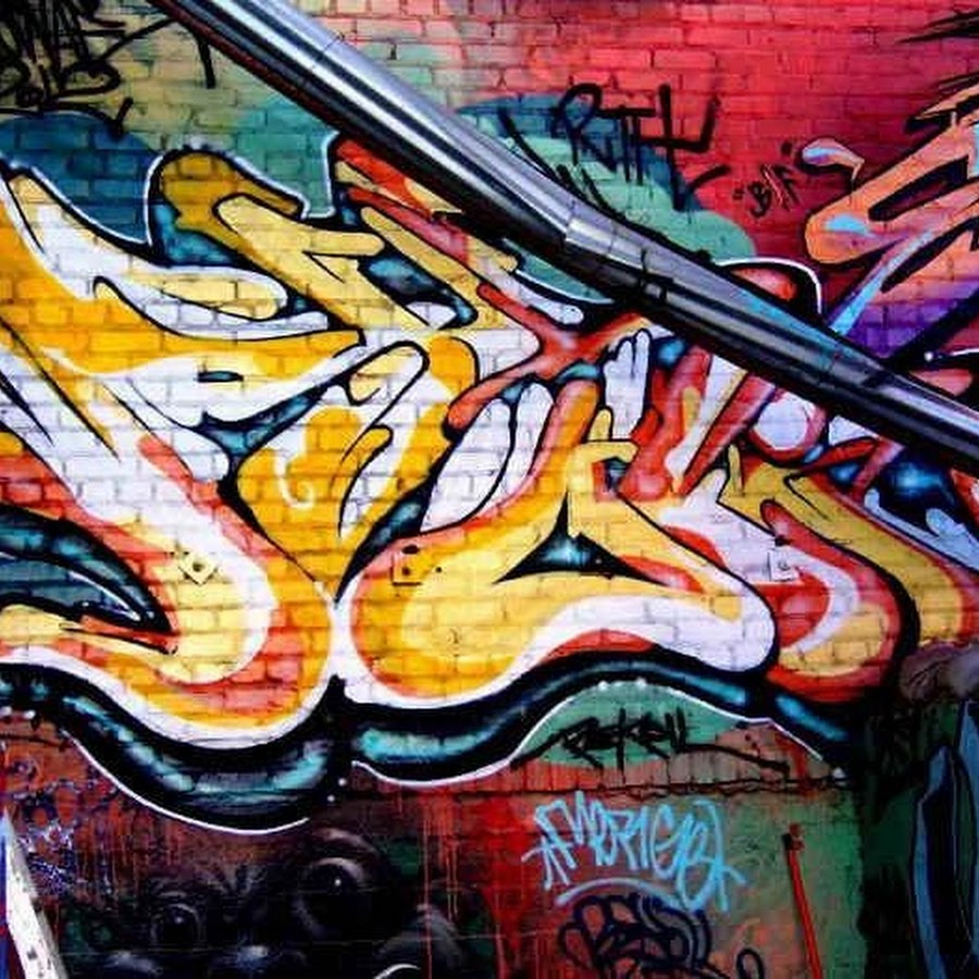 Bubble Mural граффити