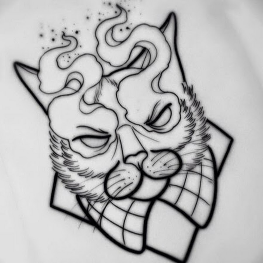 Тату на ляшку мужские эскизы легкие