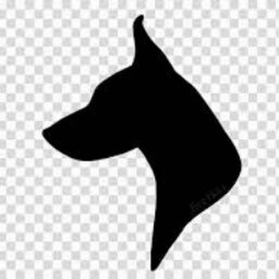 Рисунок головы собаки в профиль