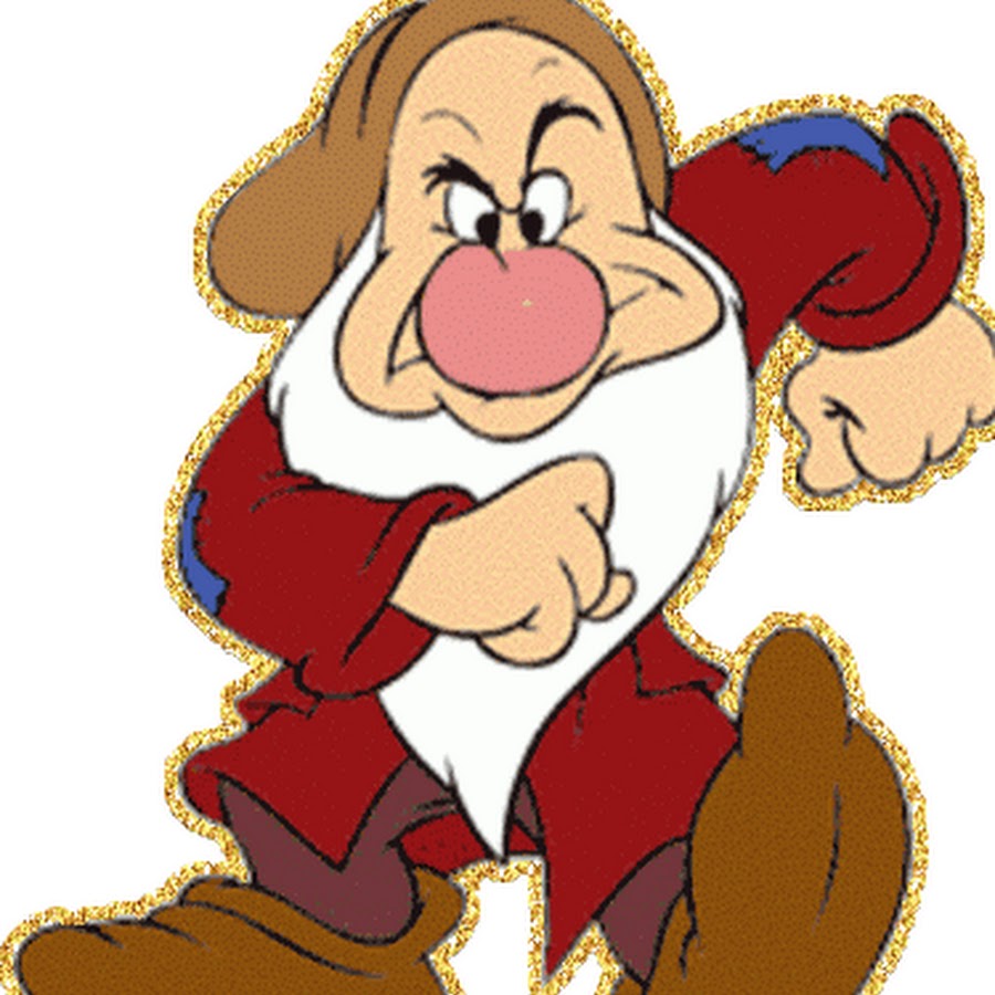 Гном ворчун из белоснежки картинка