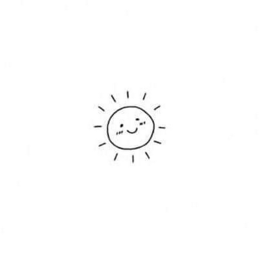 Солнце тату минимализм эскизы