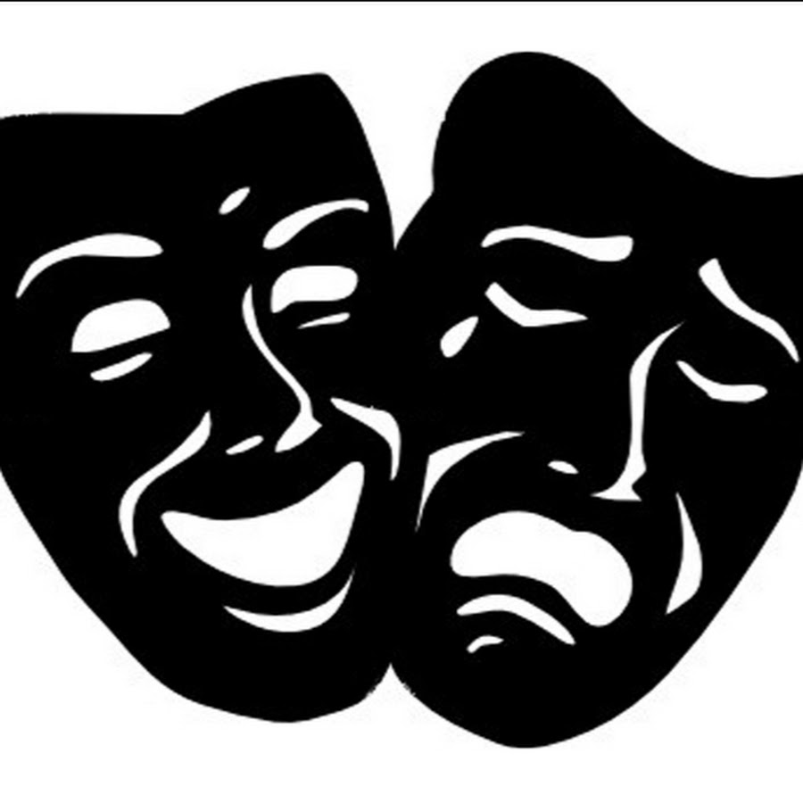 Маски символ театра. Театральные маски. Театральный символ маски. Театральные маски комедия и трагедия. Две театральные маски.