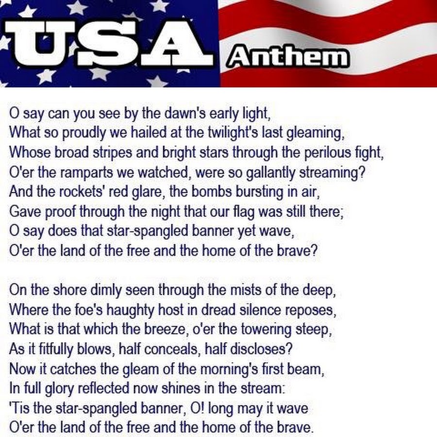 Текст американского ответа. Гимн США. Гимн Америки слова. Гимн Америки текст. Текст американского гимна.