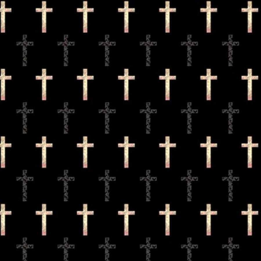 Много крестов на черном фоне