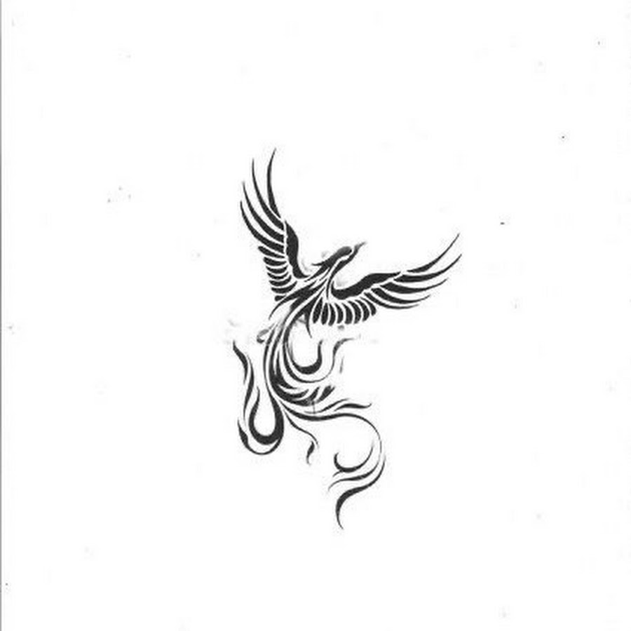 Птица феникс тату на руке женские эскизы