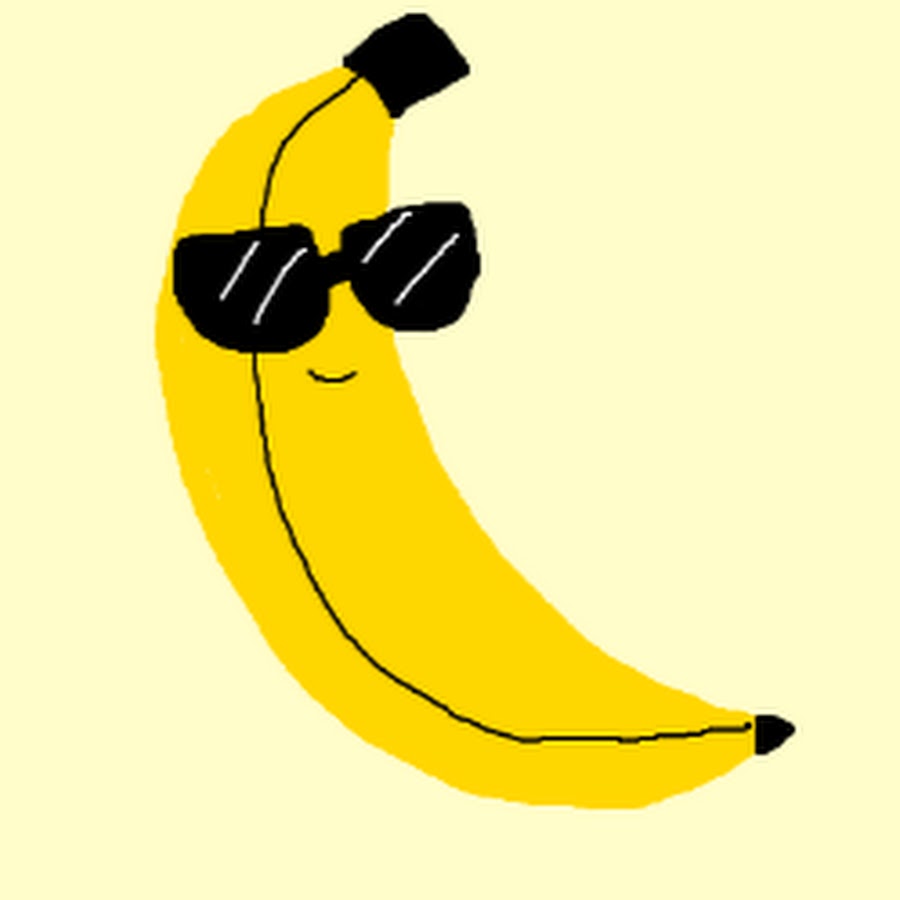 Банан в руке рисунок