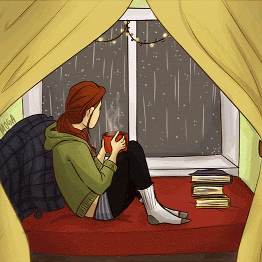 За окном дождь а дома тепло и уютно