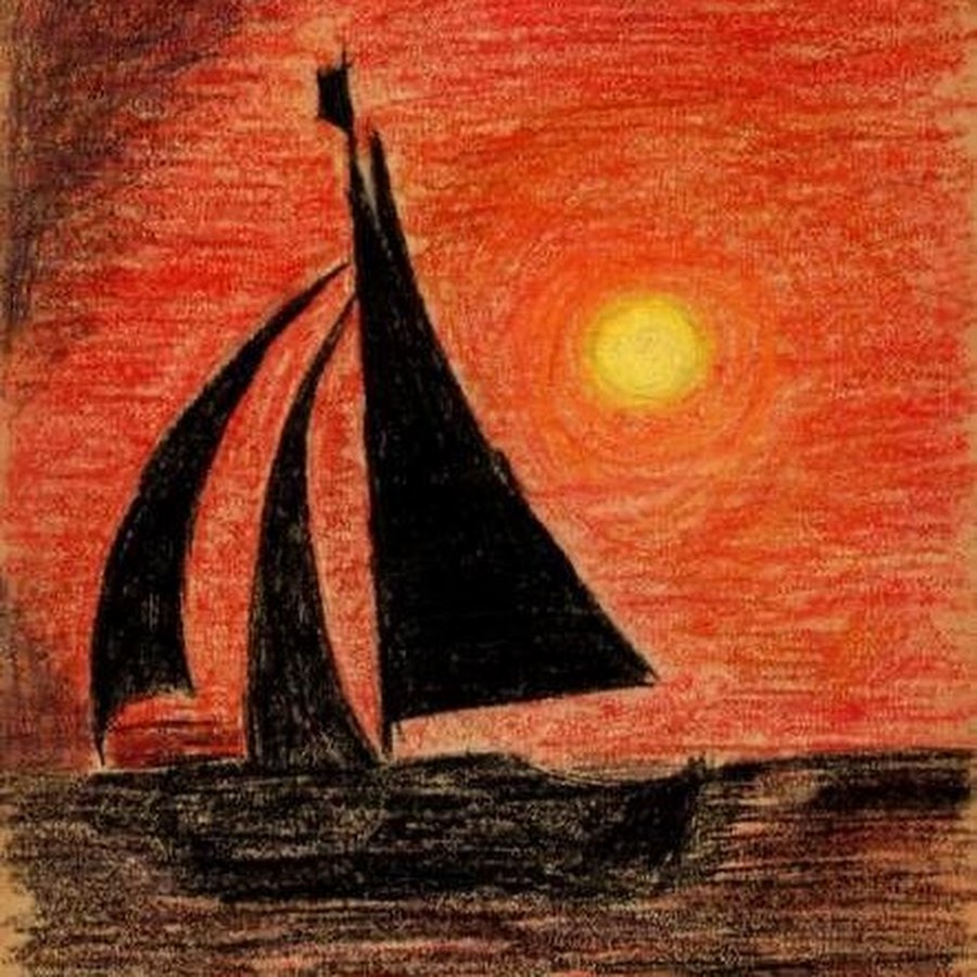 Рисунки мелками на бумаге для начинающих легкие восковыми