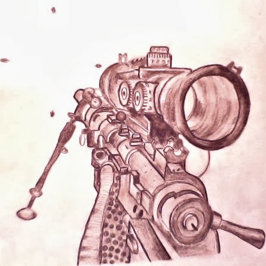 Рисунки снайперов карандашом