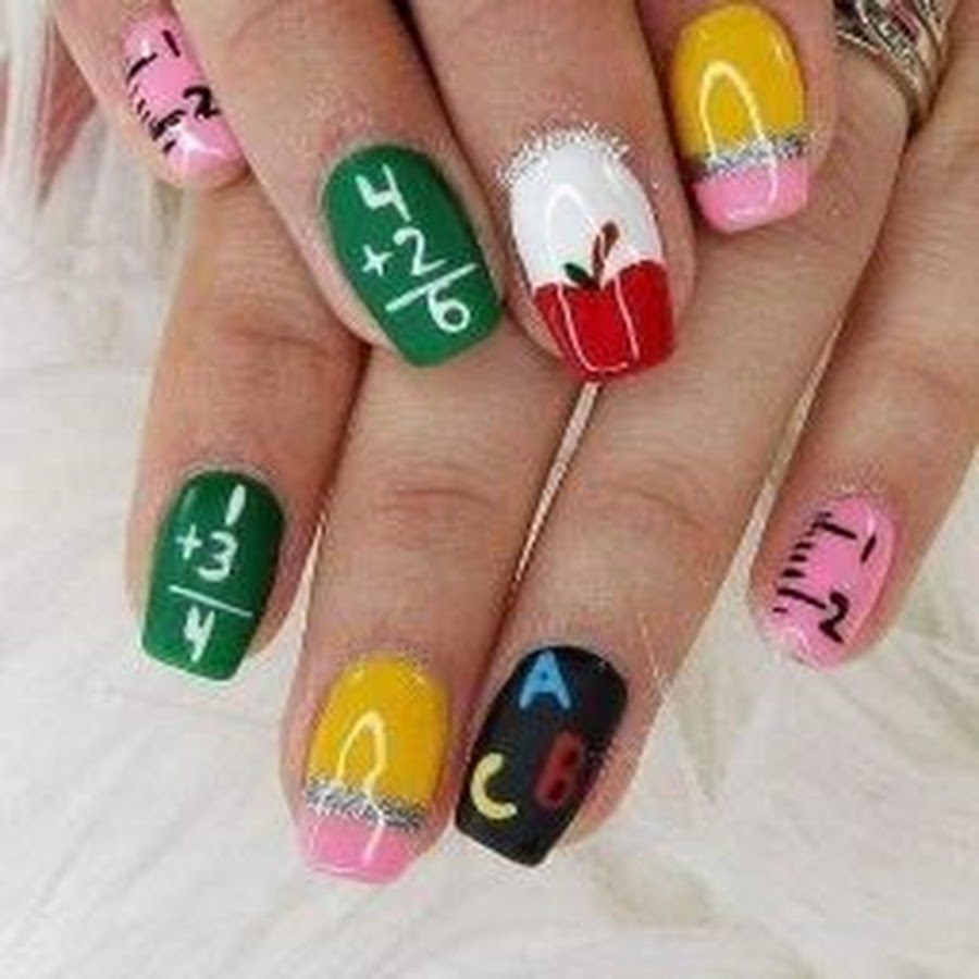 маникюр для подростка. маникюр в школу. маникюр для девочек. маникюр в школу. маникюр back to school.