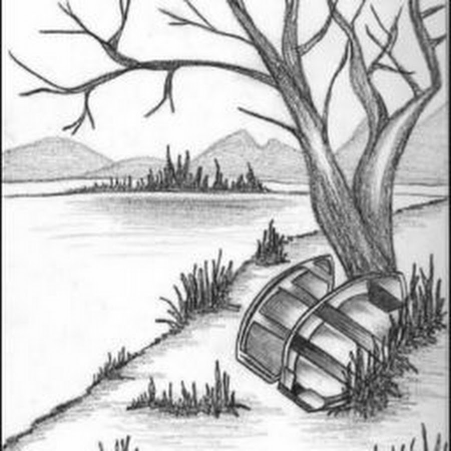 пейзаж рисунок карандашом. красивые рисунки карандашом природа. рисунки для срисовки на тему природа. пейзаж с лошадьми карандашом. природа карандашом.