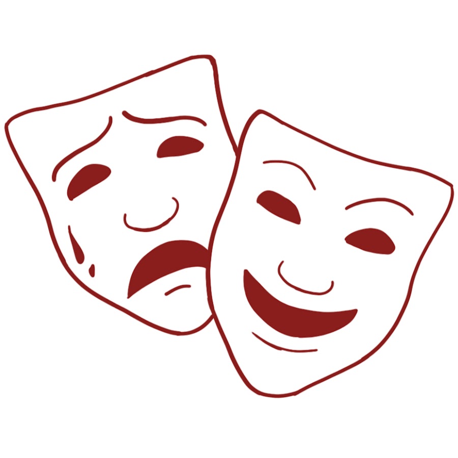 Театр маска комсомольский. Театральные маски. Театральная маска контур. Грустная маска Театральная. Театральные маски черно белые.