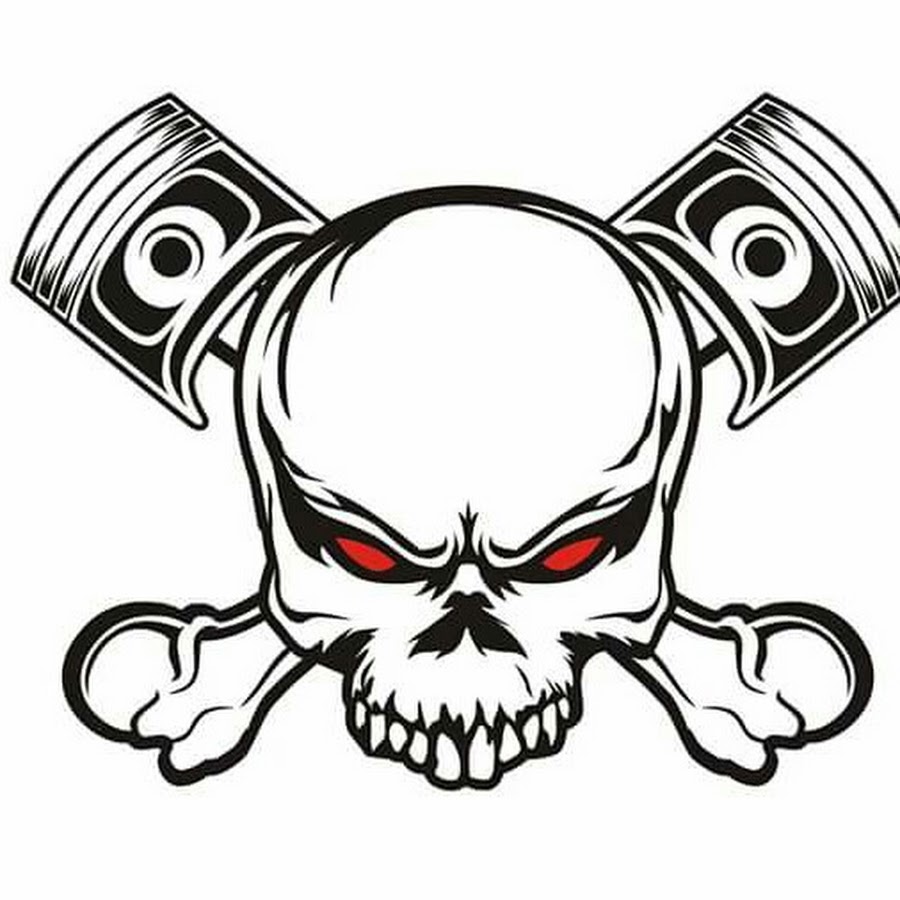 Поршень череп