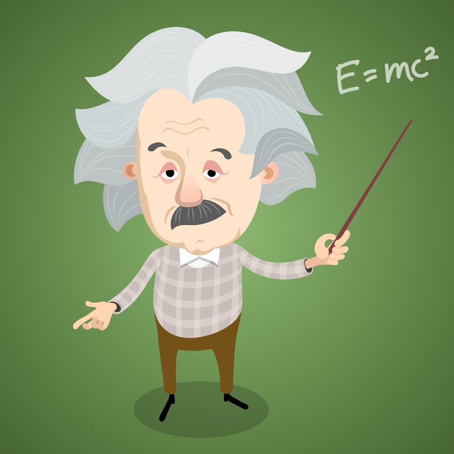 Рисунок математик Эйнштейн