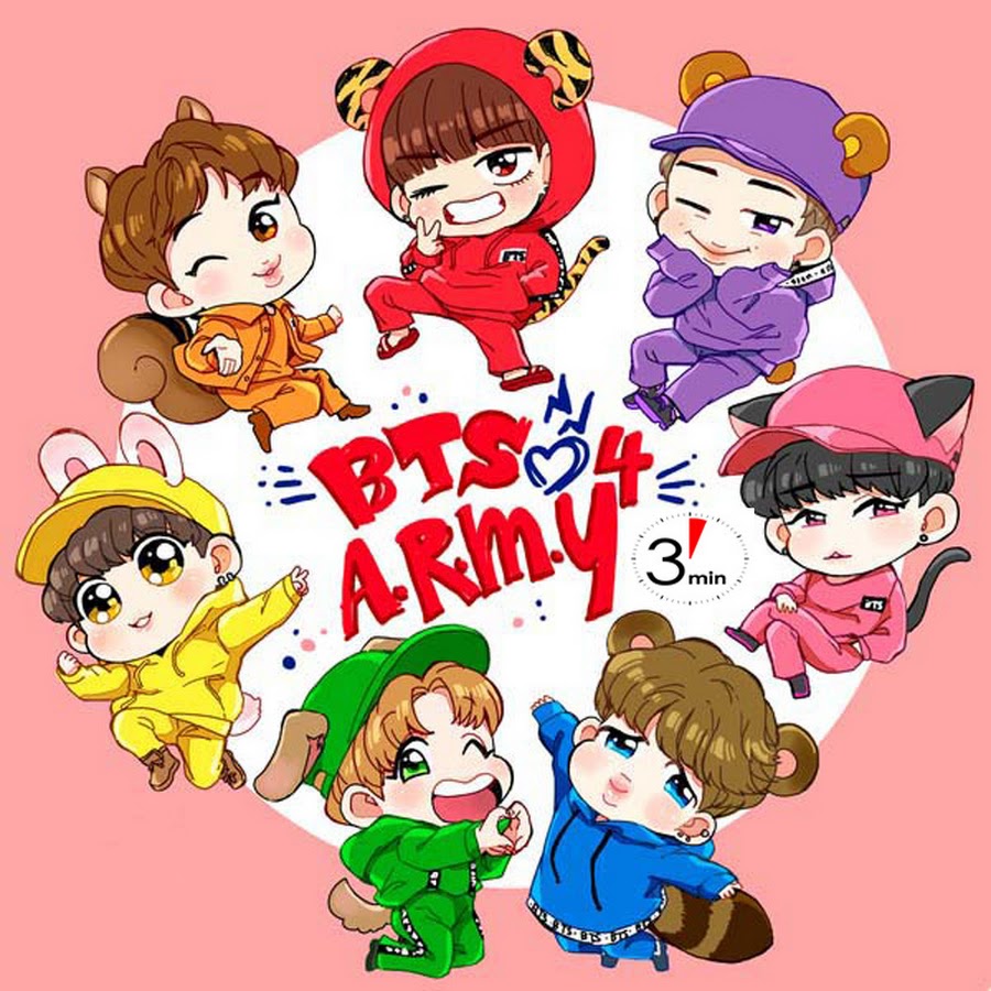 BTS Army арт Чиби