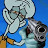 Squidward with a gun