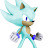 Ice cold blue Sonic