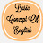 Basic Concept Of English