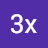 3x 3y