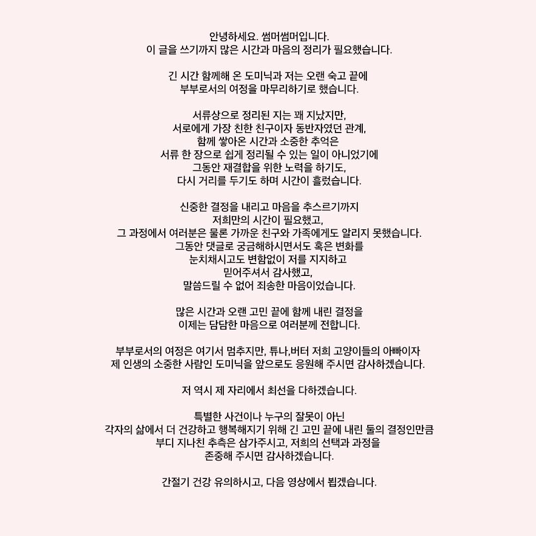 썸머썸머 유튜브 커뮤니티 대표 이미지