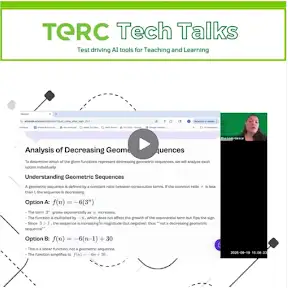 TERC YouTube channel